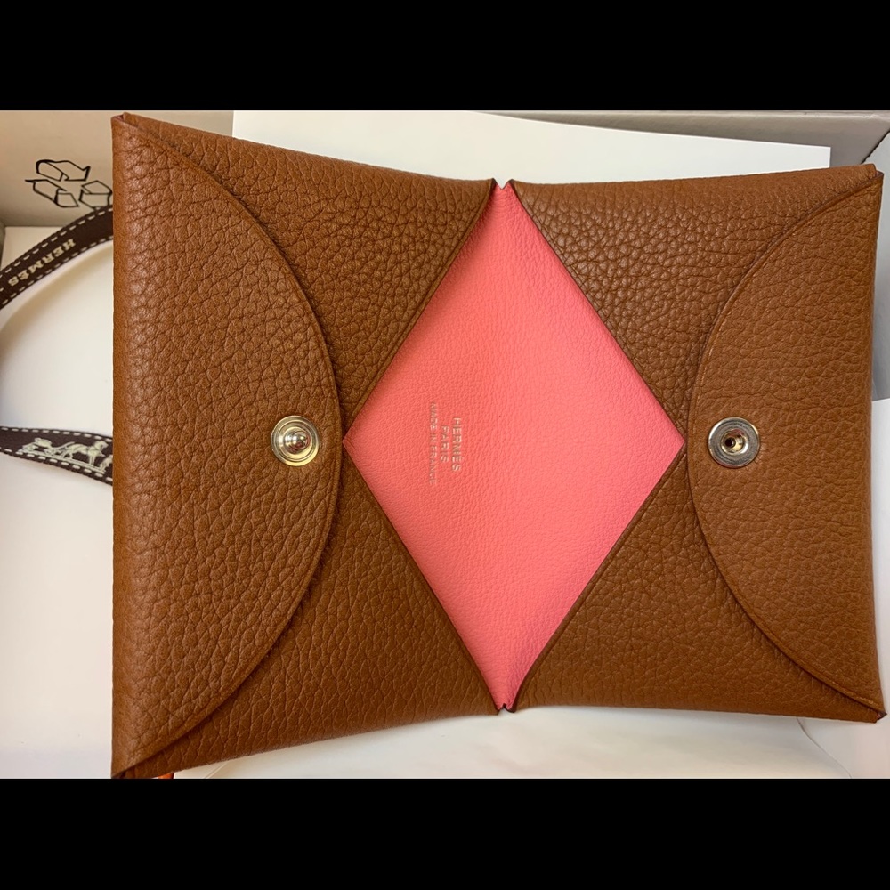 Authentic Hermès Calvi Verso Card Holder - Picture 3 of 6